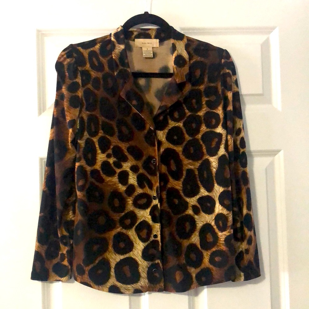 Blouse-leopard print